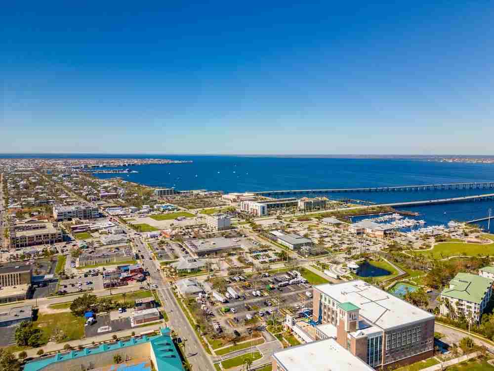 Aerial,Drone,Image,Of,Punta,Gorda,Florida,Aftermath,Hurricane,Ian