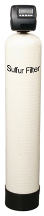 A sulfur filter tank fitted with a digital control valve